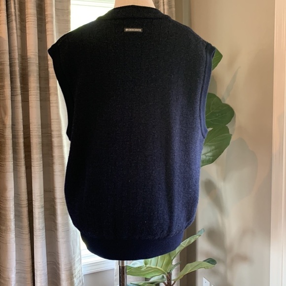 DESCENTE large wool zip front vest - Picture 3 of 6